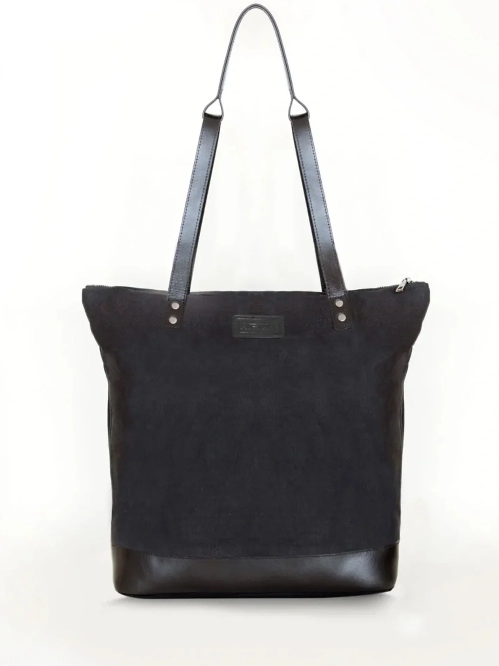The Luxe Arch Nappy Bag - Gray/Black Changing Pad, Dust Bag, Pram Clips Included